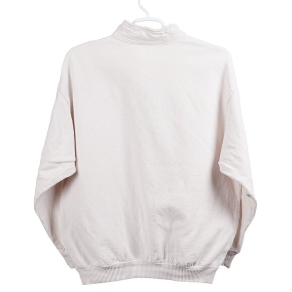 VINTAGE 90s Wek The World Sweatshirt L/XL Beige Native American Bison Graphic - Picture 10 of 12